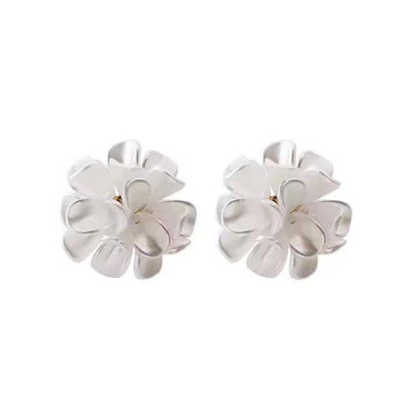 Mason Pearl Flower Statement Earrings