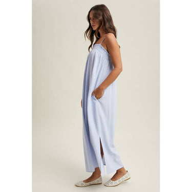 Keira Striped Summer Midi Dress