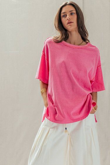 Hadley Mineral Wash Oversized Tee