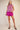 Bow Neck Sleeveless Stripe Shirt - Plum