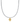 15" CHOKER SILVER FACETED HEMATITE 2MM BEAD - INSPIRE SMALL GOLD CHARM