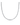 17" Choker Silver Faceted Hematite 2mm Bead