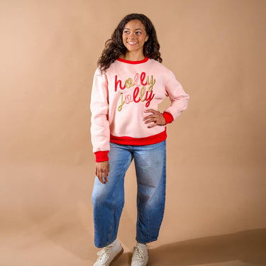 Holly Jolly Crew Neck Sweatshirt