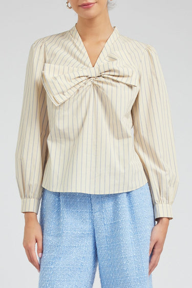 Florence Bow Detail Ladies Tops