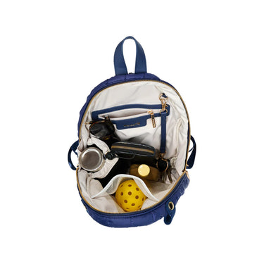Pickleball HydroSling Bag with Removable Racquet Cover- Navy Matte with Stripe