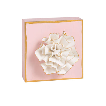 Hand Painted Flower Plaque (assorted styles)