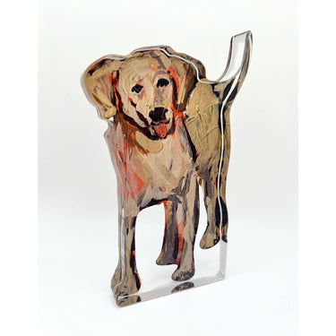 ACRYLIC LAB Puppy by Lauren Dunn