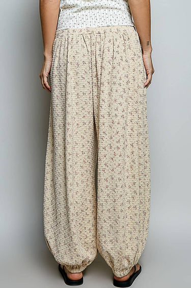 Juliet Textured Knit Balloon Jogger Pants