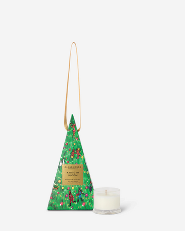 Kyoto in Bloom Christmas Bauble Candle by Glasshouse