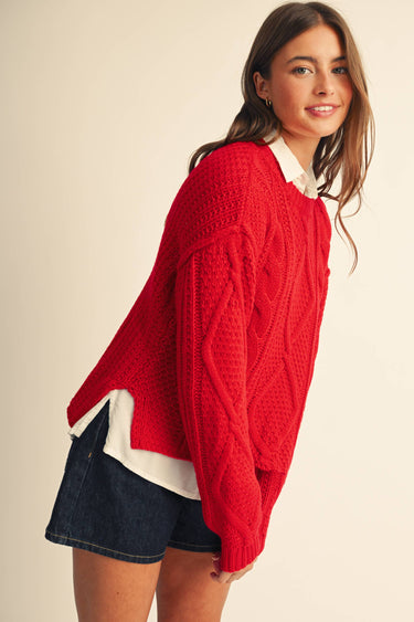 Adela Cable Knit Sweater