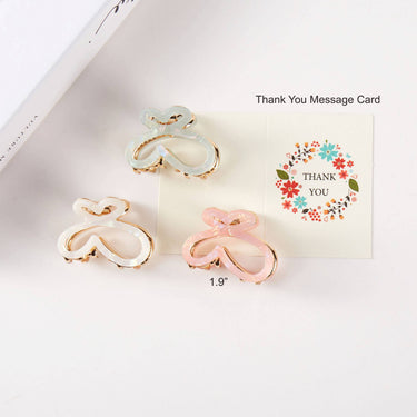 3 Pcs Set Mermaid Tail Hair Clips Claw Non slip