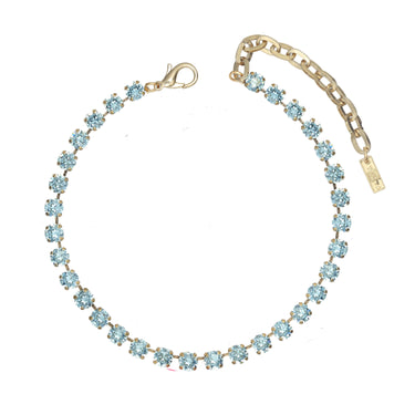Oakland Necklace in Aqua Champagne