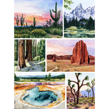 Parks of the West 1000 Piece National Park Puzzle