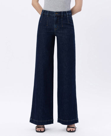 Rebecca High Rise Wide Leg Jeans by Flying Monkey