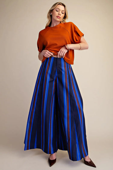Acacia Palazzo Pants Stripe A-Line