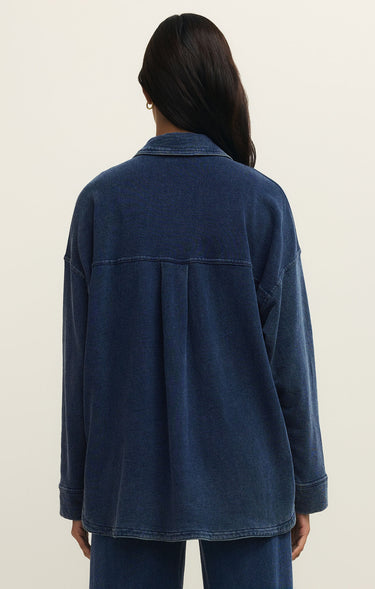All Day Knit Denim Jacket – Indigo (Z Supply)