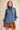 Angelica Slate Tie-Neck Blouse