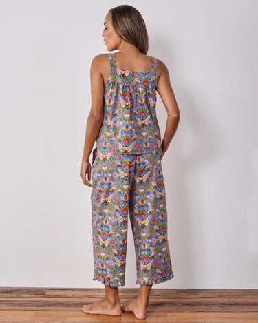 Back To Bed Cropped Pant Set in Bee Tapestry by PrintFresh
