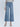Bianca High Rise Raw Hem Wide Crop Jeans
