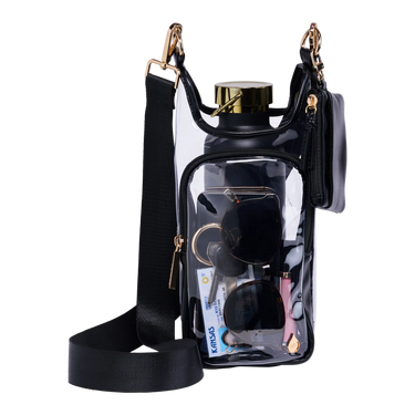Clear HydroBag® Stadium with Colored Matching Trim and Matching Pouch