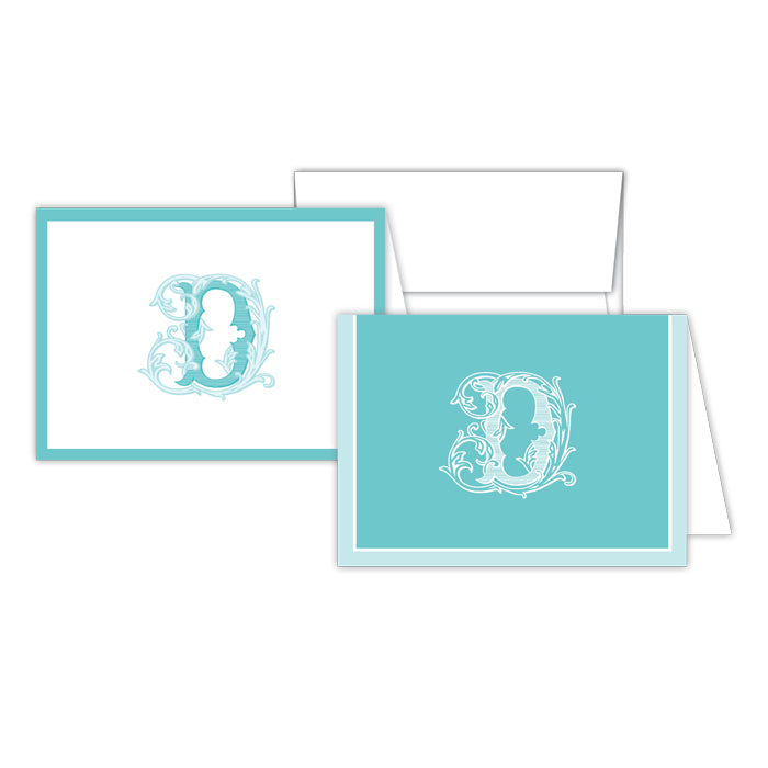 Petite Note Combo-Couture Monogram Notecards