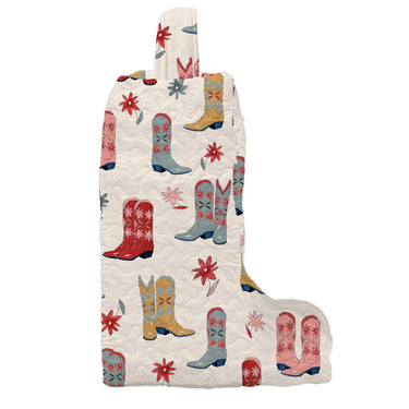 Tall Quilted Boot Bag (Various Styles)