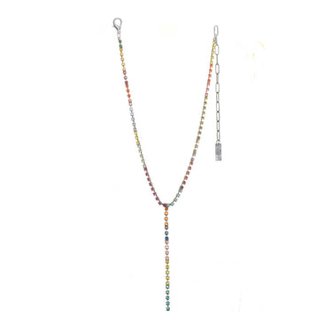 Kassandra Necklace In Antique Silver Multi