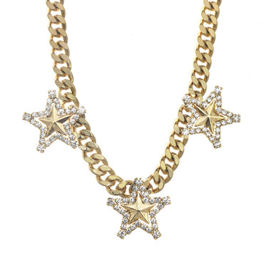 Skylar Necklace in Antique Gold
