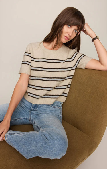 Gatewood Stripe Sweater Tee by Z Supply