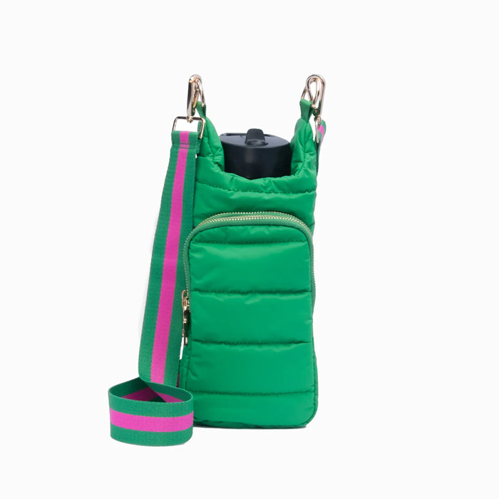 HydroBag In Kelly Green Matte with Pink/Green Strap