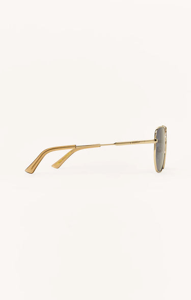 Highway Gold-Grey Polarized Sunglasses by Z Supply