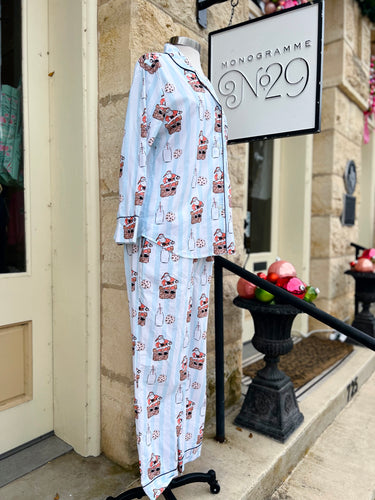 Milk & Cookies Long Cotton PJs
