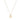 16" NECKLACE GOLD - LOVE GOLD SMALL DISC