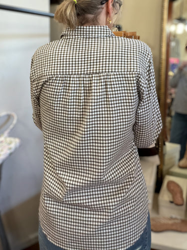 Brynn 2 Pocket Shirt - Brown