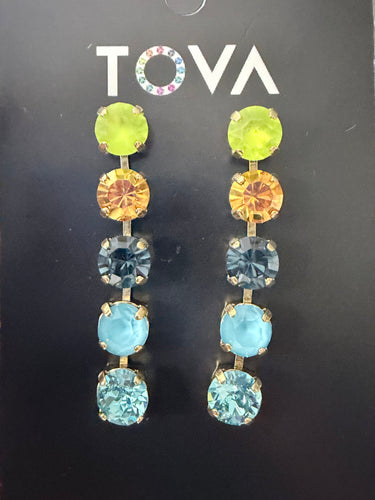 Oakland Drop Earrings by TOVA - multiple colors
