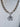 Custom Diamond Monogram Necklace from Made In The Deep South