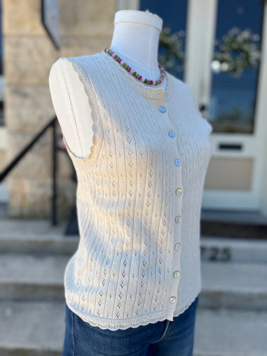 Jesse Sleeveless Sweater by Dylan