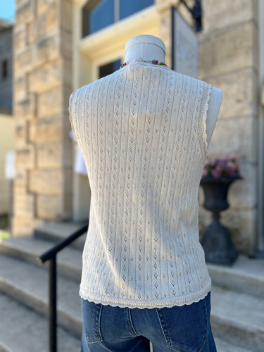 Jesse Sleeveless Sweater by Dylan