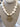 Cream Irregular Bead with Horse Coin Necklace by Yochi