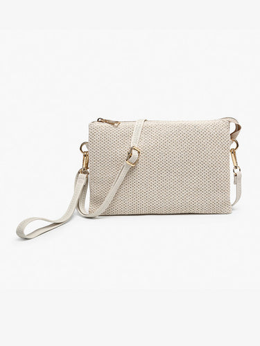 Izzy Straw Crossbody Handbag
