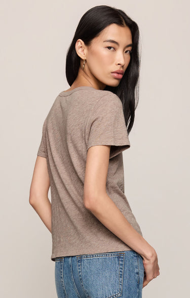 Junie Slub Tee Shirt - Heather Ash by Z Supply