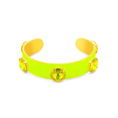 Linsey Cuff in Electric Yellow