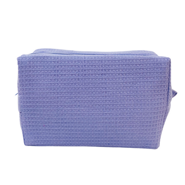 Waffle Weave Cosmetic Bag (multiple colors)