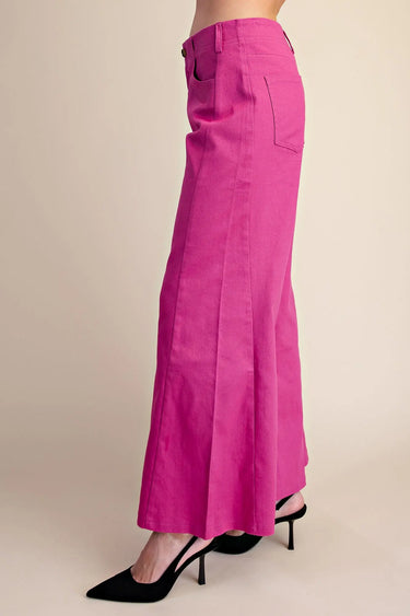Leilani Magenta Wide-Leg Trousers
