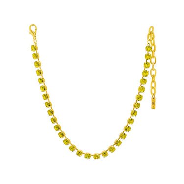 Oakland Necklace in Citrus Lime Champagne