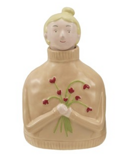 Charming Ladies Stoneware Bottles