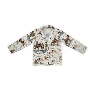 Sierra Cowgirl Linen Quilted Snap Jacket