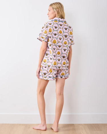 Sweet Bee - Short PJ Set by PrintFresh