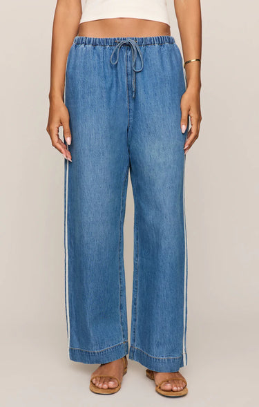The Sidelines Denim Track Pant - Dreamstate by Z Supply