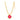Toshka Necklace in Citrus Lime Champagne